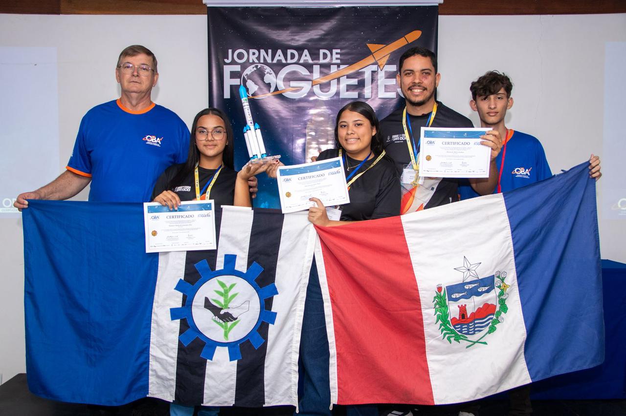 Alunos de Atalaia representam Alagoas e conquistam o pódio na Mostra Brasileira de Foguetes no Rio de Janeiro